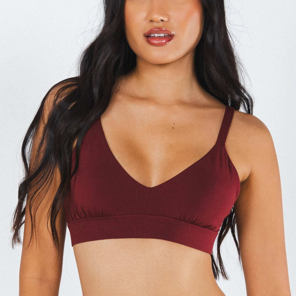 The Sommelier | Burgundy Boob Hammock™ Busty Bralette - Shinesty - Flyclothing LLC