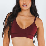 The Sommelier | Burgundy Boob Hammock™ Busty Bralette - Shinesty - Flyclothing LLC