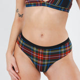 The Cappuccino | Holiday Tartan Plaid Cheeky Underwear