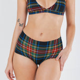 The Cappuccino | Holiday Tartan Plaid Women’s Seamless Boyshort - Shinesty - Flyclothing LLC