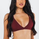 The Sommelier | Burgundy Boob Hammock™ Triangle Bralette