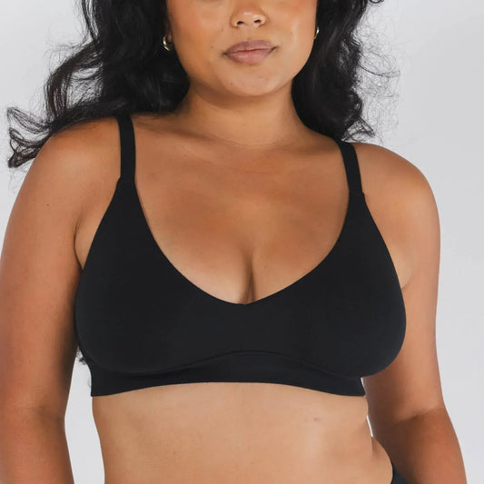 The Threat Level Midnight | Black Boob Hammock™ Busty Bralette - Shinesty - Flyclothing LLC