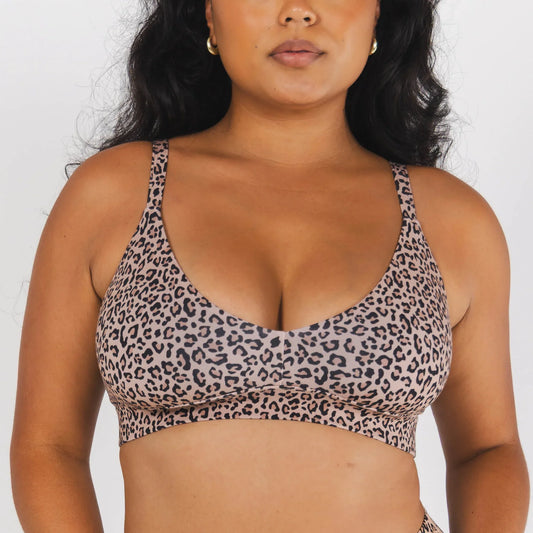 The Wild Cat | Leopard Print Boob Hammock™ Busty Bralette - Shinesty - Flyclothing LLC