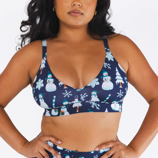 The Big Blizzard | Naughty Snowmen Boob Hammock™ Busty Bralette - Shinesty - Flyclothing LLC