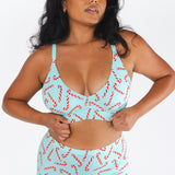 The Peppermint Pimp Canes | Candy Cane Boob Hammock™ Busty Bralette