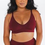 The Sommelier | Burgundy Boob Hammock™ Busty Bralette
