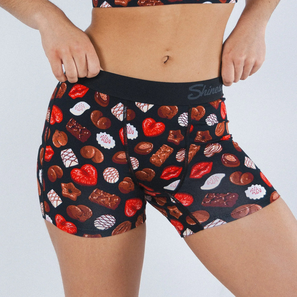 The Bonbons | Naughty Chocolates Women’s Boxers - Shinesty - Flyclothing LLC