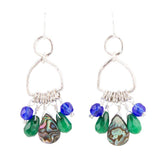 Peacock Abalone Drop Earrings - Barse Jewelry - Flyclothing LLC