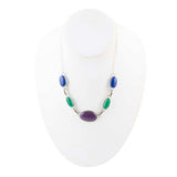 Peacock Purple Agate Multistone Necklace - Barse Jewelry - Flyclothing LLC
