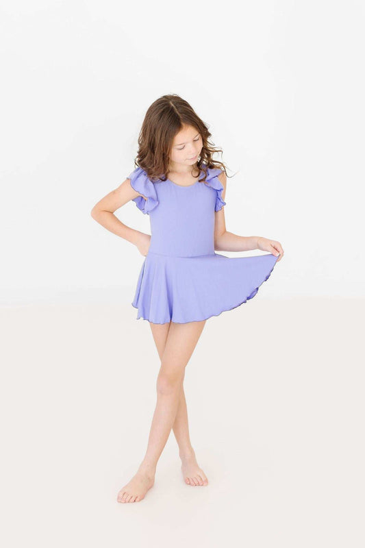 Periwinkle S/S Twirl Leotard - Mila & Rose ® - Flyclothing LLC