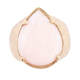 Pink Opal Golden Teardrop Ring - Barse Jewelry - Flyclothing LLC