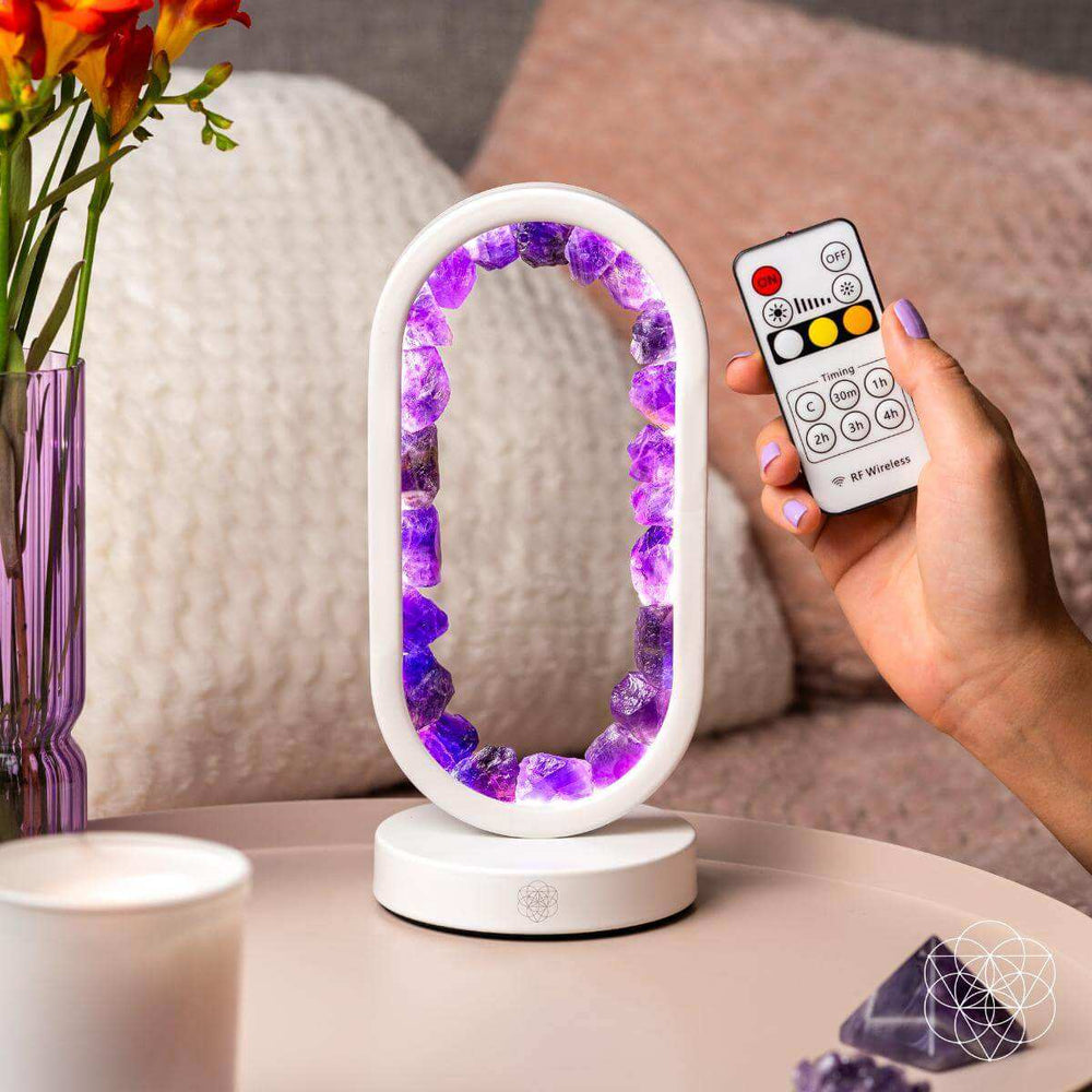 Portal to Peace - Amethyst Lamp of Stress Relief - Conscious Items - Flyclothing LLC