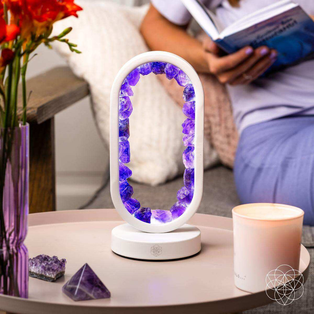Portal to Peace - Amethyst Lamp of Stress Relief - Conscious Items - Flyclothing LLC
