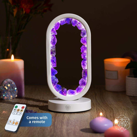 Portal to Peace - Amethyst Lamp of Stress Relief - Conscious Items - Flyclothing LLC