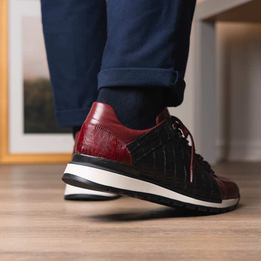 Portici Wine / Black - Marco Di Milano - Flyclothing LLC