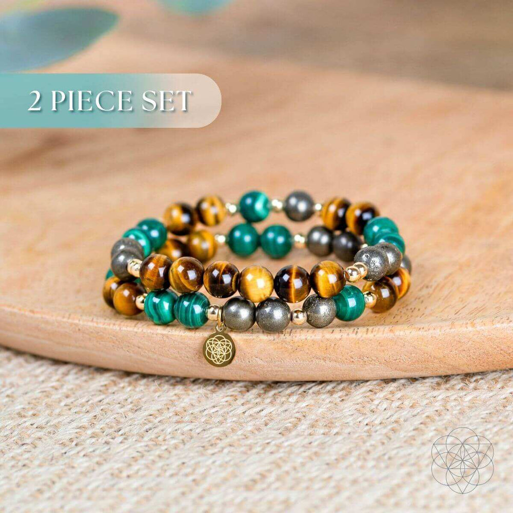 Powerhouse of Success - Trio of Stones Bracelet Bundle - Conscious Items - Flyclothing LLC