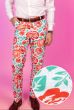 The Win By A Rose | Derby Roses Suit Pants - Shinesty - Flyclothing LLC