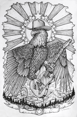 Black Market Art Company America Fuck Yea Print - Black Market Art Company - Flyclothing LLC