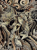 Black Market Art Company Ascending Koi& Print - Black Market Art Company - Flyclothing LLC
