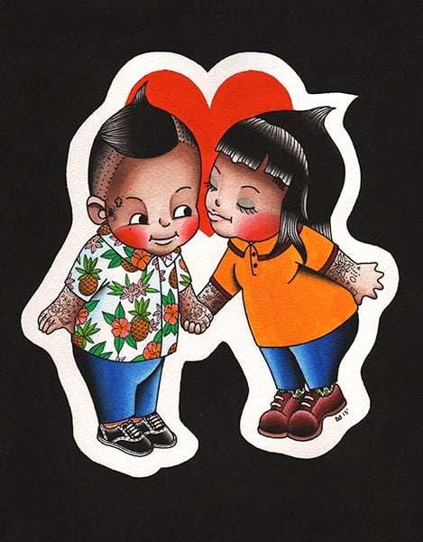 Black Market Art Company Be Mine Print - Black Market Art Company - Flyclothing LLC