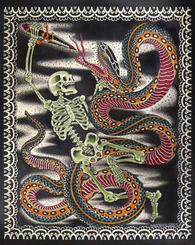 Black Market Art Company Battle To The Death Print - Black Market Art Company - Flyclothing LLC