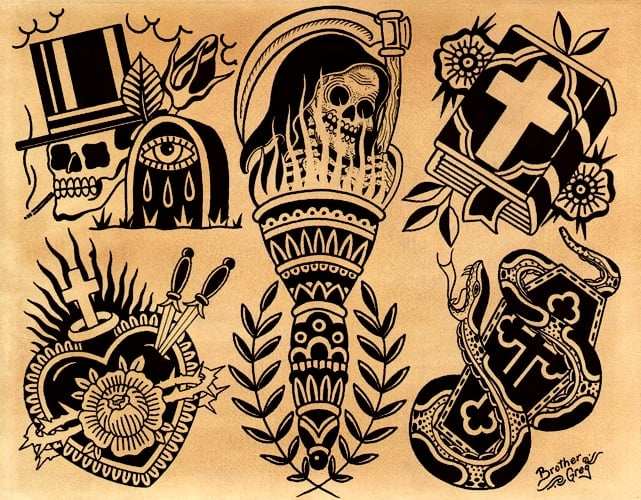 Black Market Art Company Black On Black Flash Print - Black Market Art Company - Flyclothing LLC