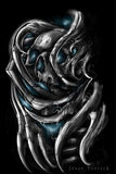 Black Market Art Company Blue Death Print - Black Market Art Company - Flyclothing LLC