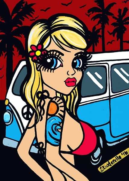 Black Market Art Company Cali Girl Print - Black Market Art Company - Flyclothing LLC