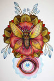 Black Market Art Company Cicada Print - Black Market Art Company - Flyclothing LLC