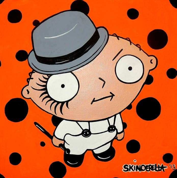 Black Market Art Company Clockwork Stewie Print - Black Market Art Company - Flyclothing LLC