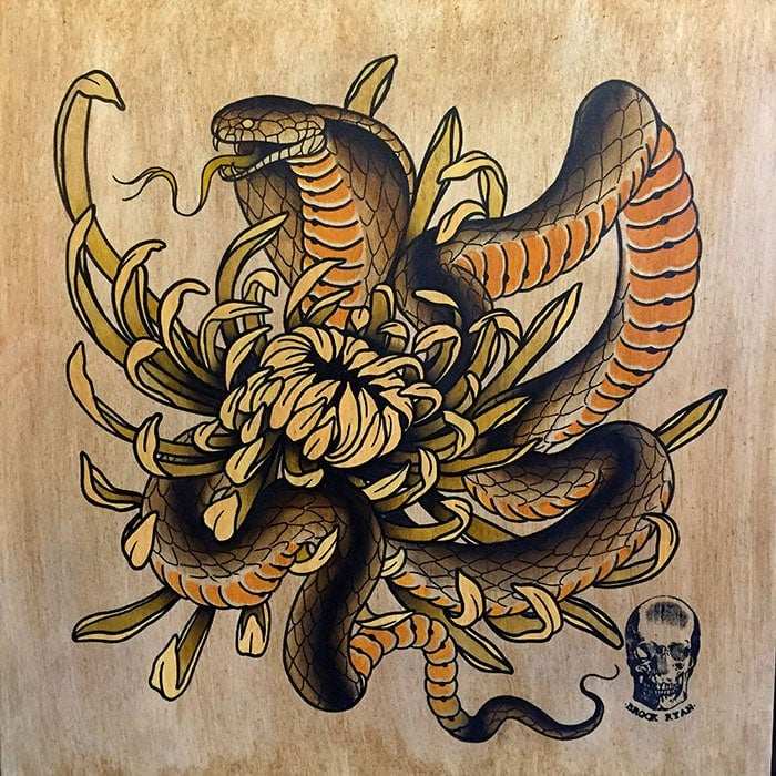 Black Market Art Company Cobra Print - Black Market Art Company - Flyclothing LLC