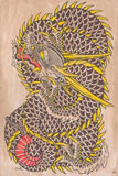 Black Market Art Company Coiled Dragon Print - Black Market Art Company - Flyclothing LLC