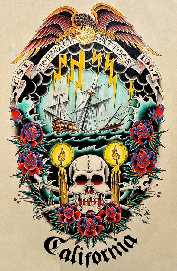 Black Market Art Company Cormack Tattoos Print - Black Market Art Company - Flyclothing LLC