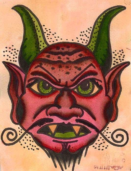 Black Market Art Company Devils Beard Print - Black Market Art Company - Flyclothing LLC