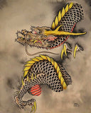 Black Market Art Company Dragon In Hue Print - Black Market Art Company - Flyclothing LLC