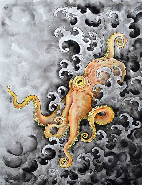 Black Market Art Company Evening Crawl Print - Black Market Art Company - Flyclothing LLC