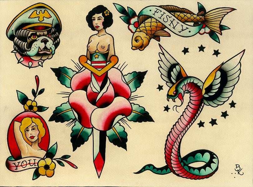 Black Market Art Company Flash 10 Print - Black Market Art Company - Flyclothing LLC