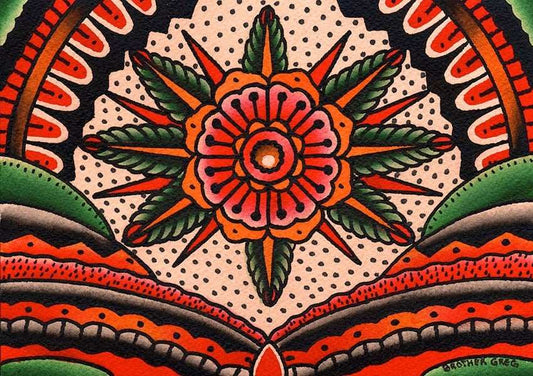Black Market Art Company Flower Power Print - Black Market Art Company - Flyclothing LLC