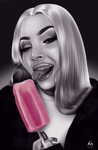 Black Market Art Company Fresa Print - Black Market Art Company - Flyclothing LLC