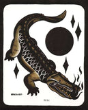 Black Market Art Company Gator of Diamonds Print - Black Market Art Company - Flyclothing LLC