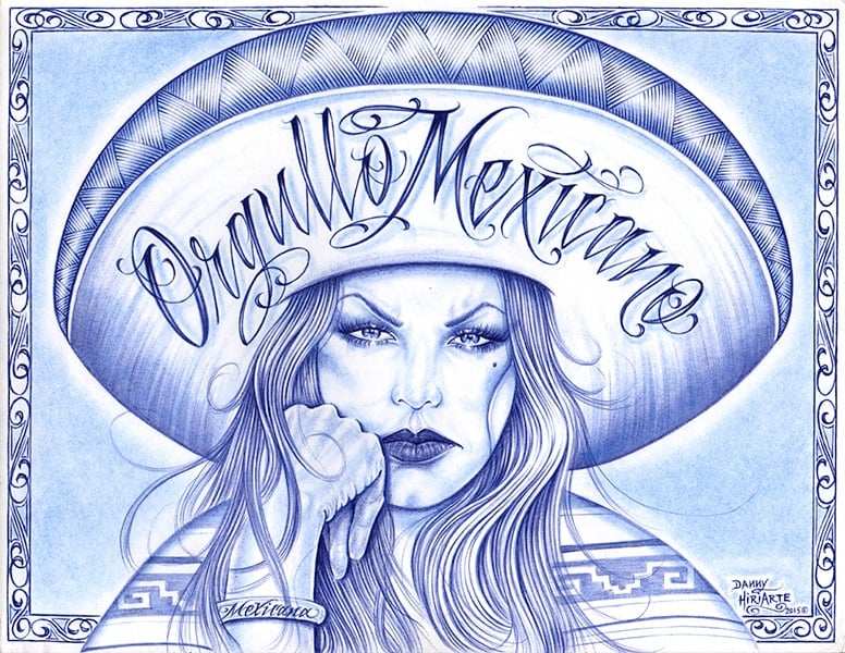 Black Market Art Company Guerrera Print - Black Market Art Company - Flyclothing LLC