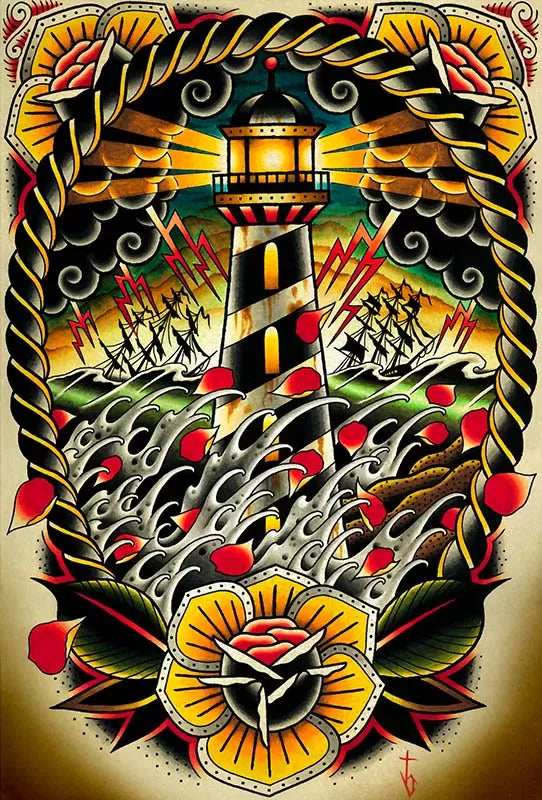 Black Market Art Company Last Port Print - Black Market Art Company - Flyclothing LLC