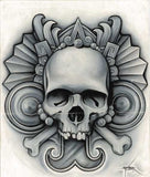 Black Market Art Company Mictlantecuhtli Print - Black Market Art Company - Flyclothing LLC