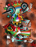 Black Market Art Company Rones Mictlantecuhtli Print - Black Market Art Company - Flyclothing LLC