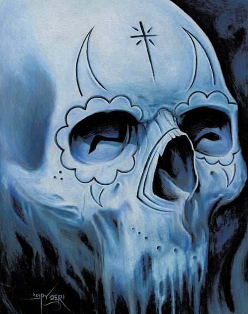 Black Market Art Company Misty Bluez Print - Black Market Art Company - Flyclothing LLC