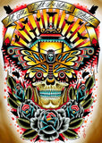 Black Market Art Company Moth Print - Black Market Art Company - Flyclothing LLC