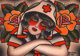 Black Market Art Company Nurse Print - Black Market Art Company - Flyclothing LLC