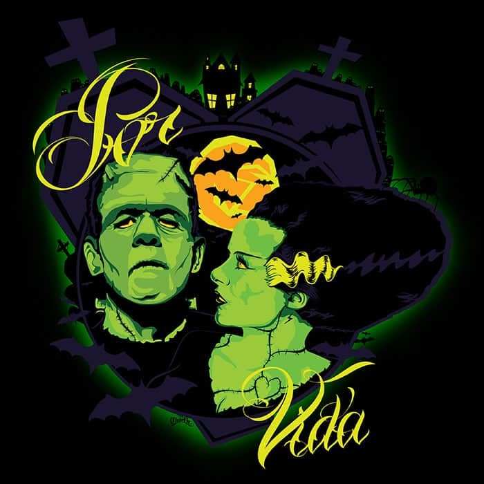 Black Market Art Company Por Vida Monsters Print - Black Market Art Company - Flyclothing LLC