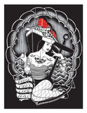 Black Market Art Company Queen Mary & Limited Edition Silkscreen Print Print - Black Market Art Company - Flyclothing LLC