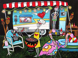 Black Market Art Company Retro Trailer Life Print - Black Market Art Company - Flyclothing LLC